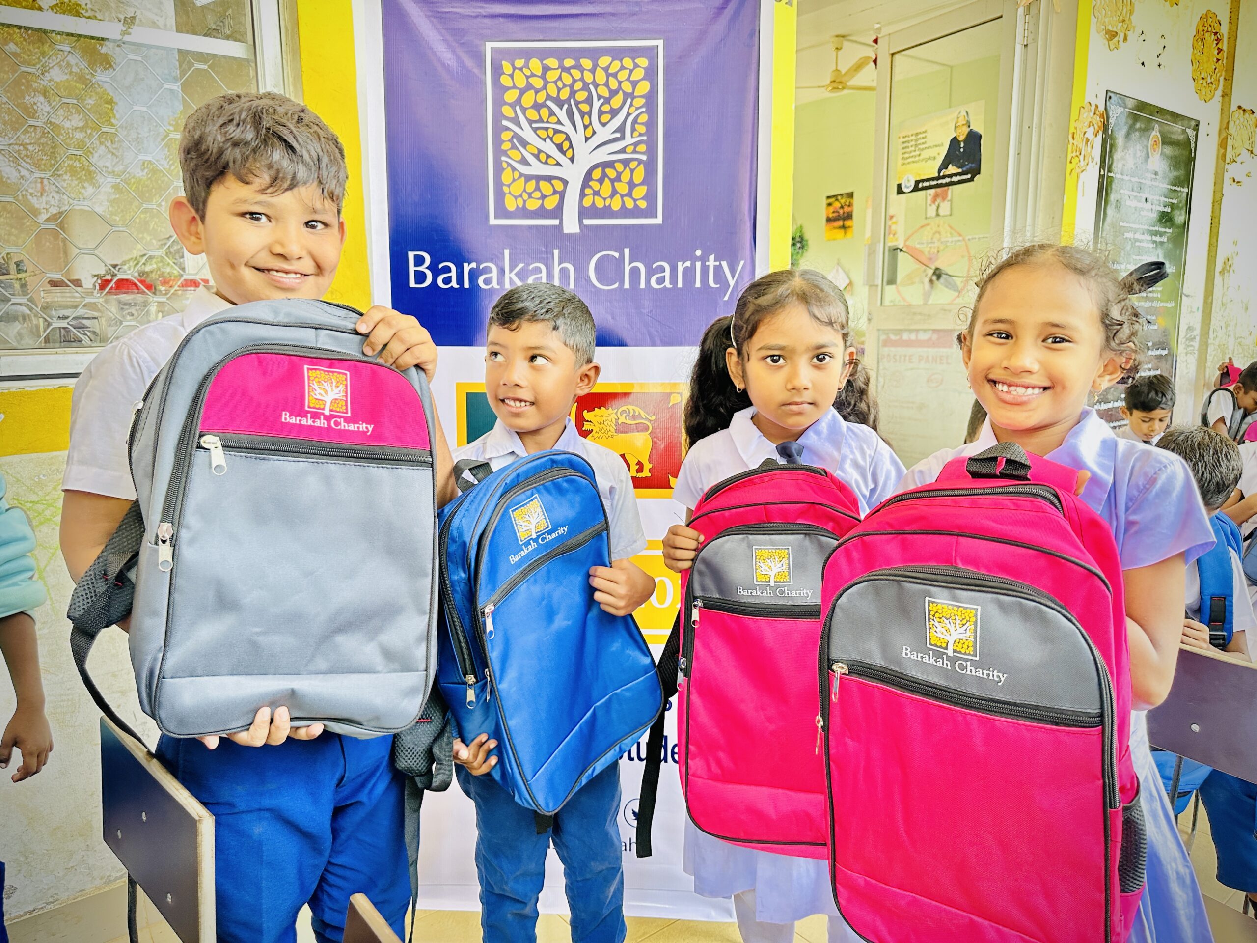 Bau eines neuen Schulgebäudes für Kinder.