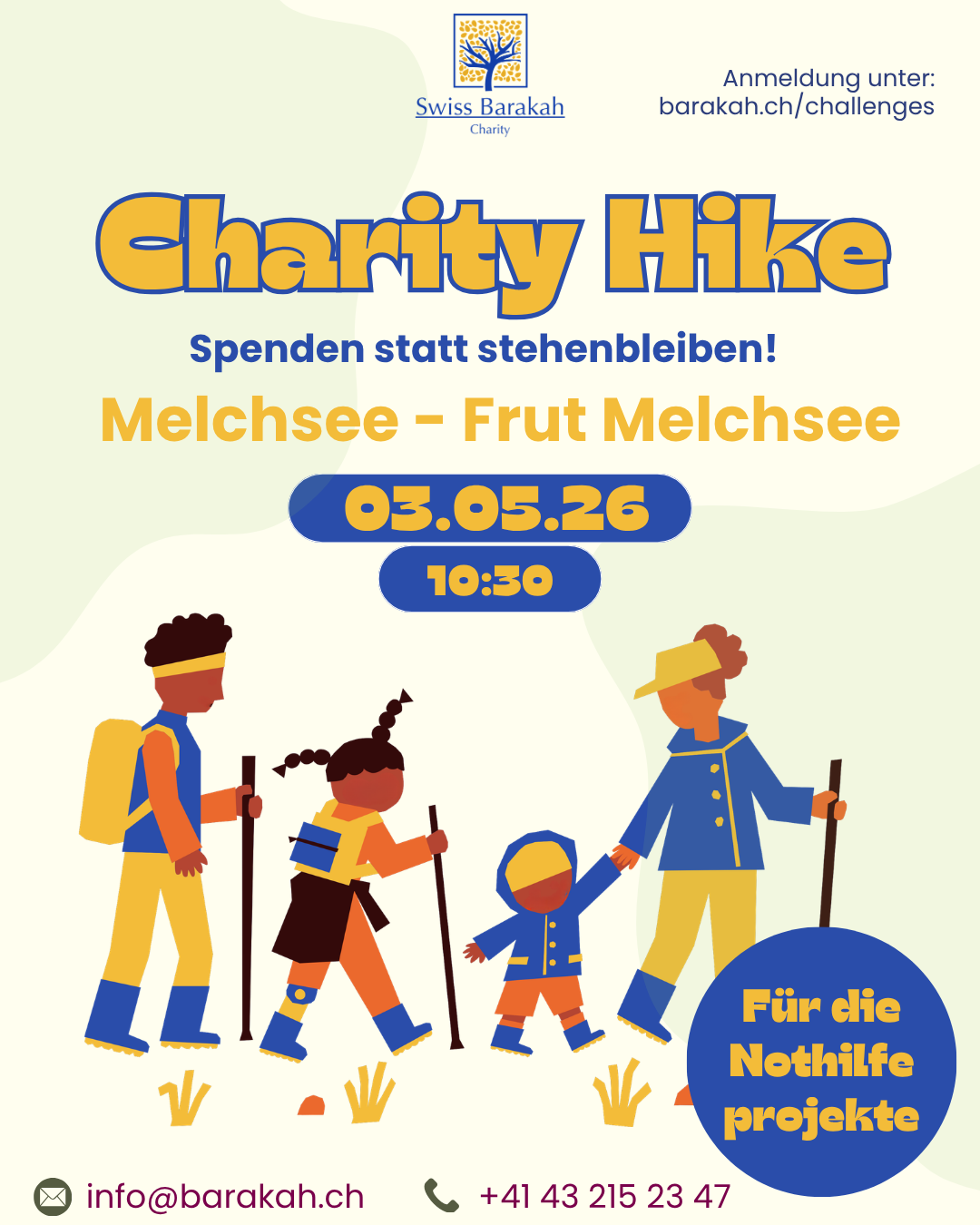 03. Mai 2026, Charity Hike Melchsee Frutt
